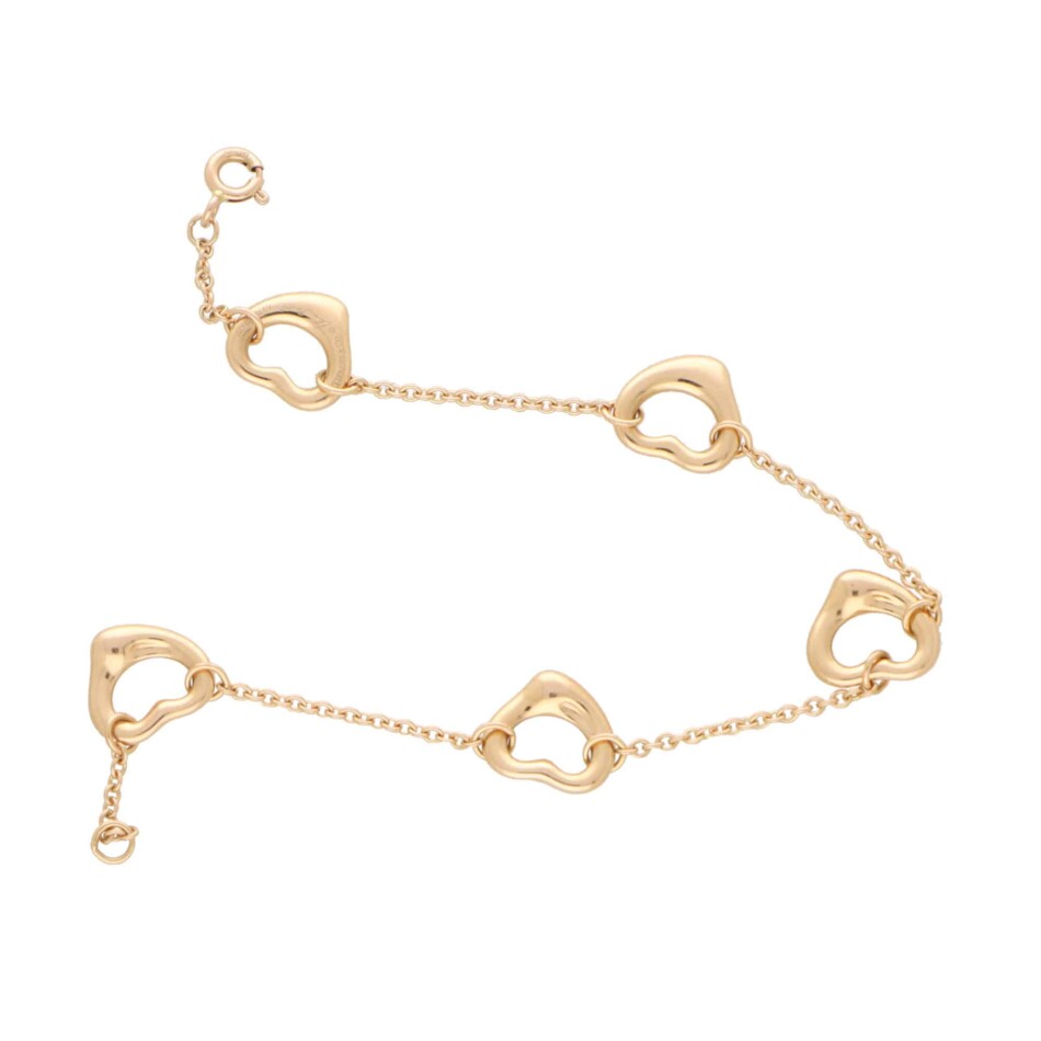 Vintage Elsa Peretti for Tiffany & Co. Open Heart Bracelet
