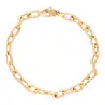 Vintage Cartier Spartacus Open Link Chain Bracelet in Rose Gold