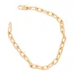 Vintage Cartier Spartacus Open Link Chain Bracelet in Rose Gold