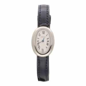 Vintage Cartier Mini Baignoire White Gold Watch