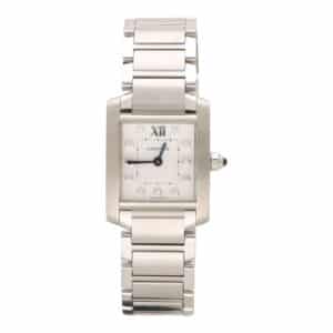 Vintage Cartier Diamond Tank Francaise Watch