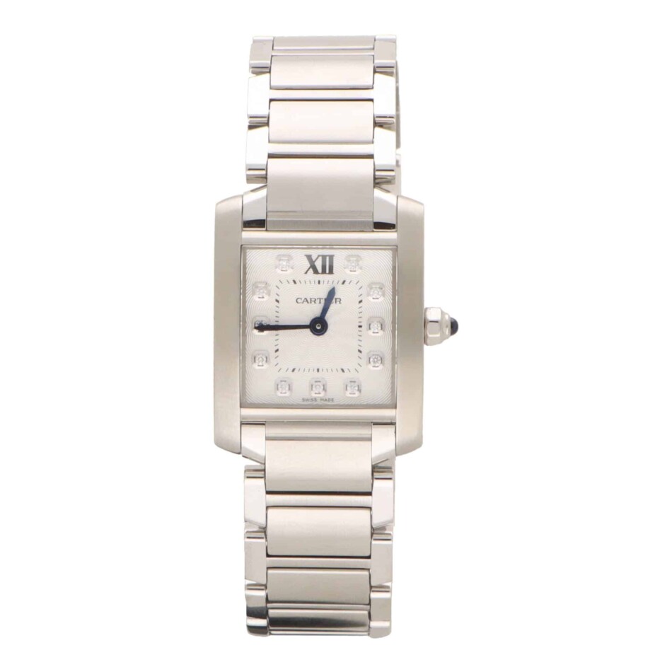 Vintage Cartier Diamond Tank Francaise Watch