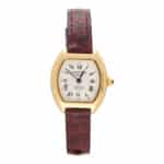 Vintage 150th Anniversary Cartier Mini Tonneau Gold Watch