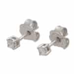 Solitaire 0.20 Carat Diamond Stud Earrings