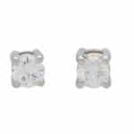 Solitaire 0.20 Carat Diamond Stud Earrings