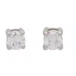 Solitaire 0.20 Carat Diamond Stud Earrings