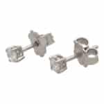 Solitaire 0.50 Carat Diamond Stud Earrings