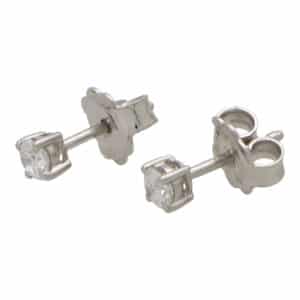 Solitaire 0.50 Carat Diamond Stud Earrings