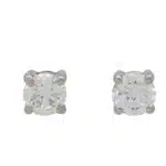 Solitaire 0.50 Carat Diamond Stud Earrings