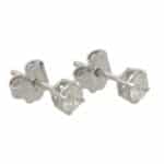 Solitaire 0.80 Carat Diamond Stud Earrings