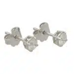 Solitaire 0.80 Carat Diamond Stud Earrings
