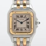 Vintage Cartier 22-millimetre Panthere Watch in Steel and Gold