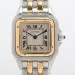 Vintage Cartier 22-millimetre Panthere Watch in Steel and Gold