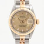 Vintage 1993 Rolex Datejust Watch with Diamond Dial