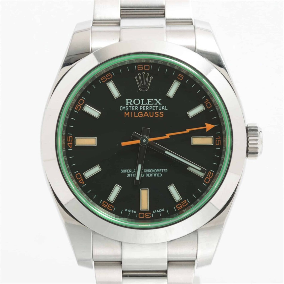 Vintage 2018 Rolex Oyster Perpetual Milgauss Watch