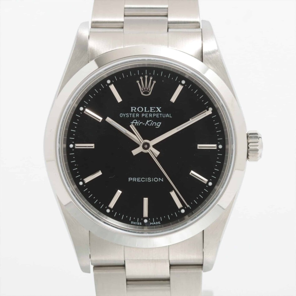 Vintage 2006/7 Black Dial Rolex Oyster Perpetual Air-King Watch