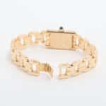 Vintage Cartier Mini Tank Watch in 18k Yellow Gold