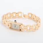 Vintage Cartier Mini Tank Watch in 18k Yellow Gold