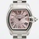 Vintage Cartier Roadster Watch with Pink Dial, 2675