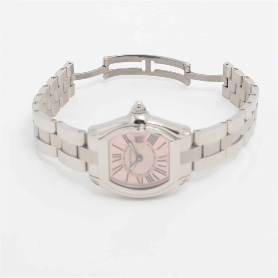 Vintage Cartier Roadster Watch with Pink Dial, 2675