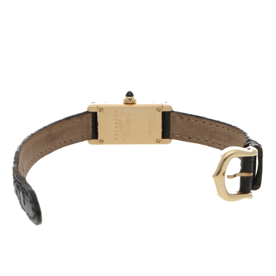 Vintage Cartier Tank Mini Allongee Yellow Gold Watch