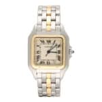 Vintage Cartier 27mm Panthere Steel and Gold Watch