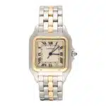 Vintage Cartier 27mm Panthere Steel and Gold Watch