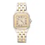 Vintage 27mm Cartier Panthere Gold and Steel Watch