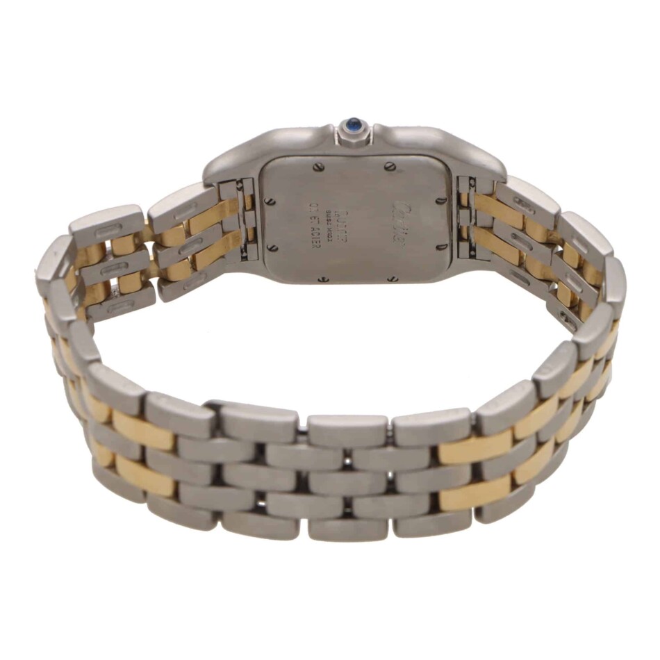 Vintage 27mm Cartier Panthere Gold and Steel Watch