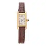 Vintage Cartier Tank Allongee Yellow Gold Watch