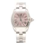 Vintage Cartier Roadster Watch with Pink Dial, 2675