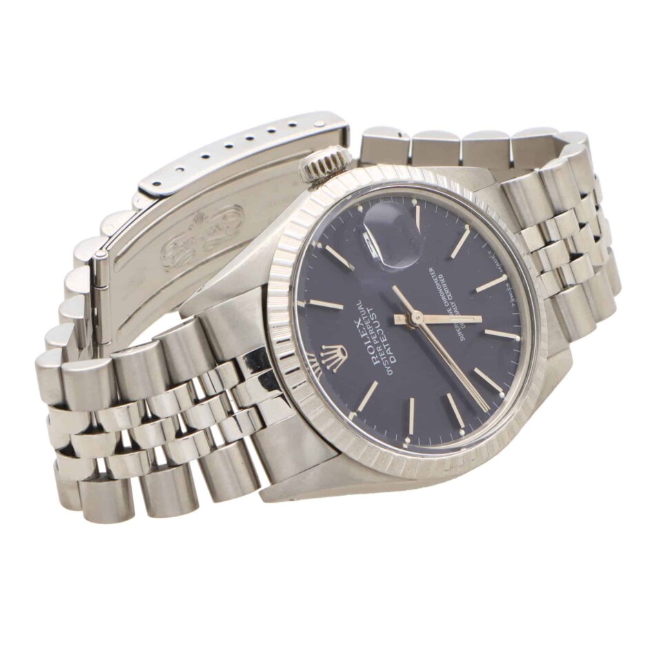 Vintage 1986 Rolex Datjust with a Rare Mauve Purple Dial