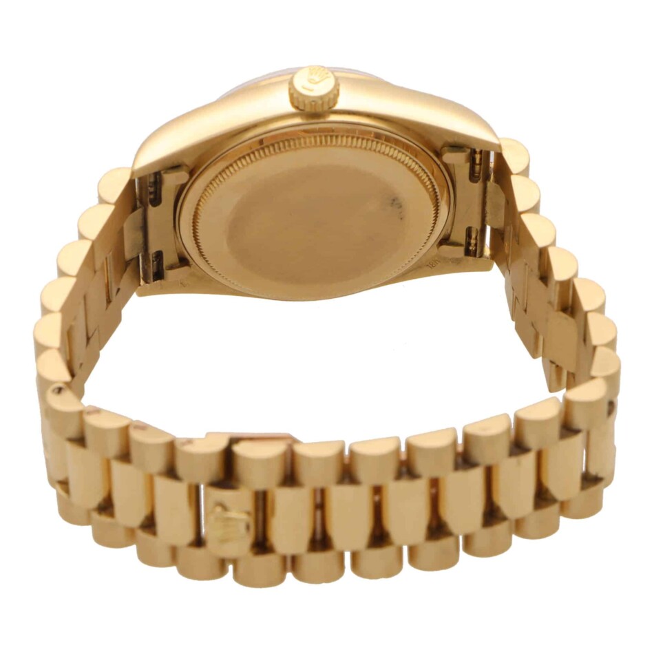 Vintage 1987 Rolex Day Date President Watch in 18ct Yellow Gold
