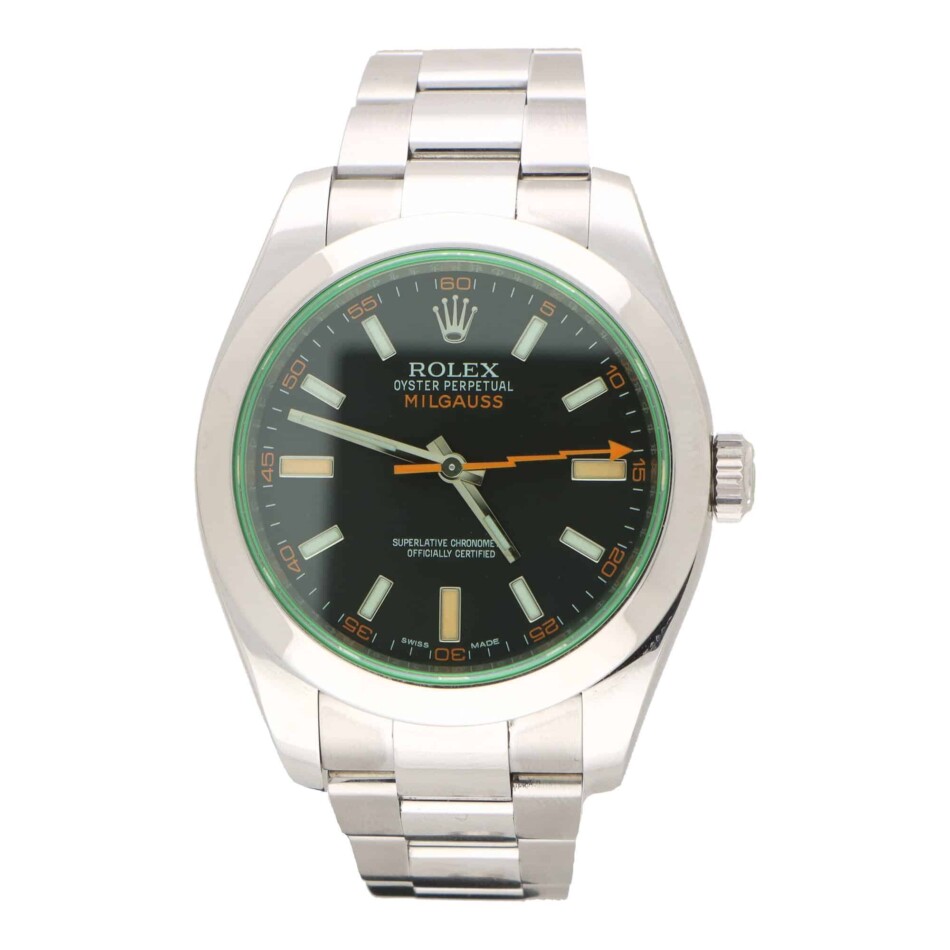 Vintage 2018 Rolex Oyster Perpetual Milgauss Watch