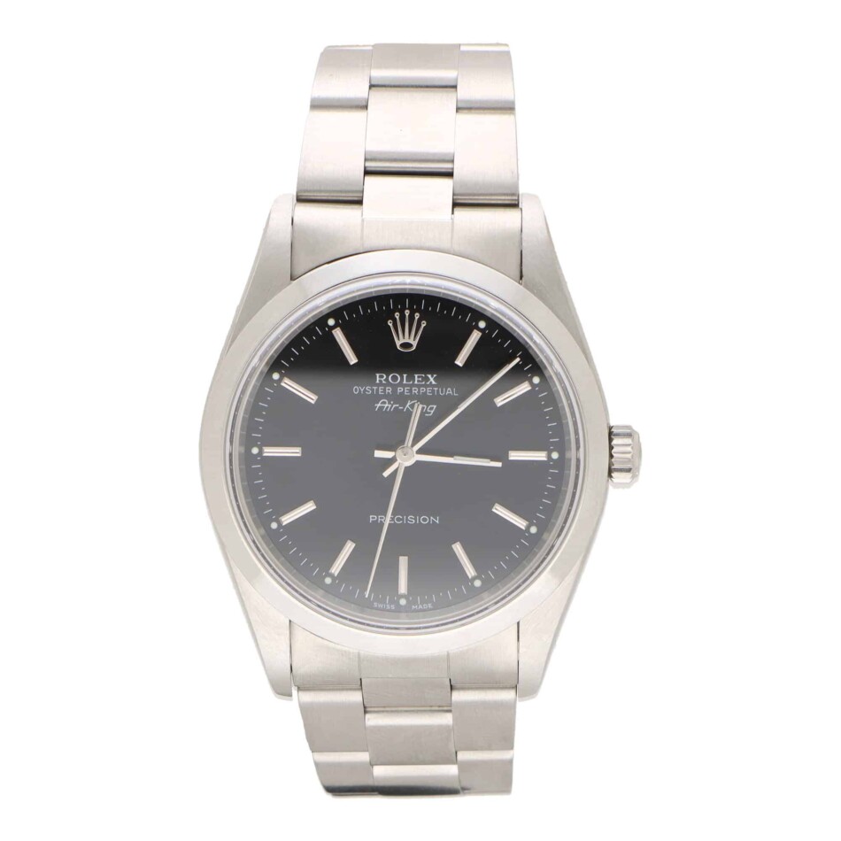 Vintage 2006/7 Black Dial Rolex Oyster Perpetual Air-King Watch