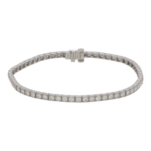 2.52 Carat Diamond Line Tennis Bracelet