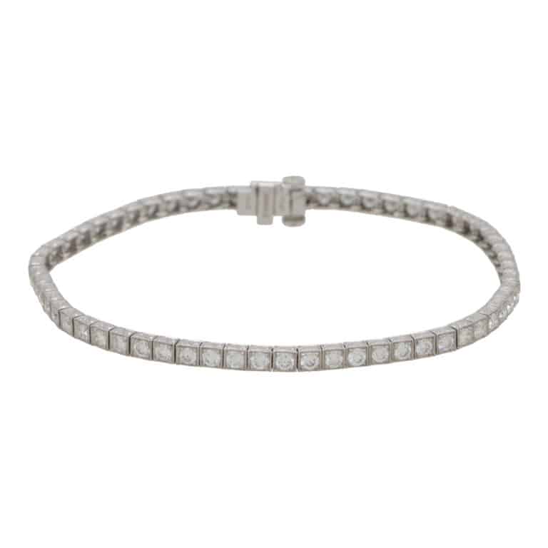 2.52 Carat Diamond Line Tennis Bracelet
