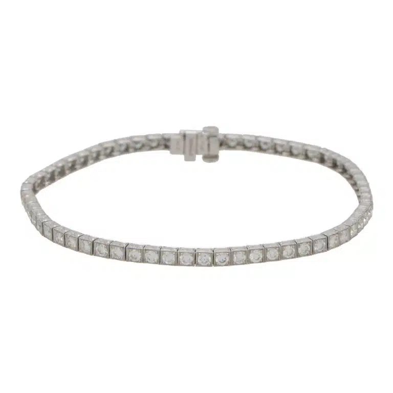 2.52 Carat Diamond Line Tennis Bracelet