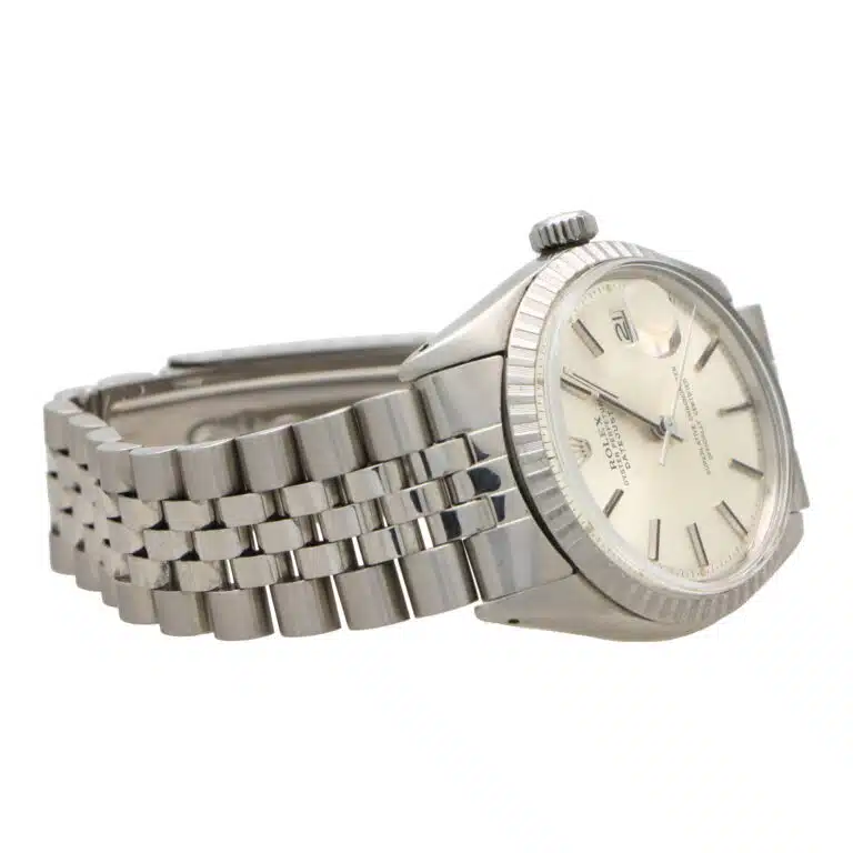 Vintage 1974 Rolex Oyster Perpetual Datejust PiePan silver dial
