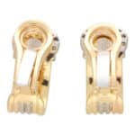 Vintage Cartier Diamond Trinity C Earrings