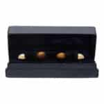 Vintage Tiffany & Co. Tiger's Eye Ball Bar Cufflinks