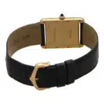 Vintage 2005 Yellow Gold Cartier Tank Louis Wristwatch