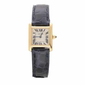 Vintage Cartier Tank Francaise 18k Yellow Gold Watch