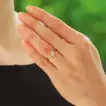 Vintage Cartier 0.40ct Diamond Single Solitaire Ring