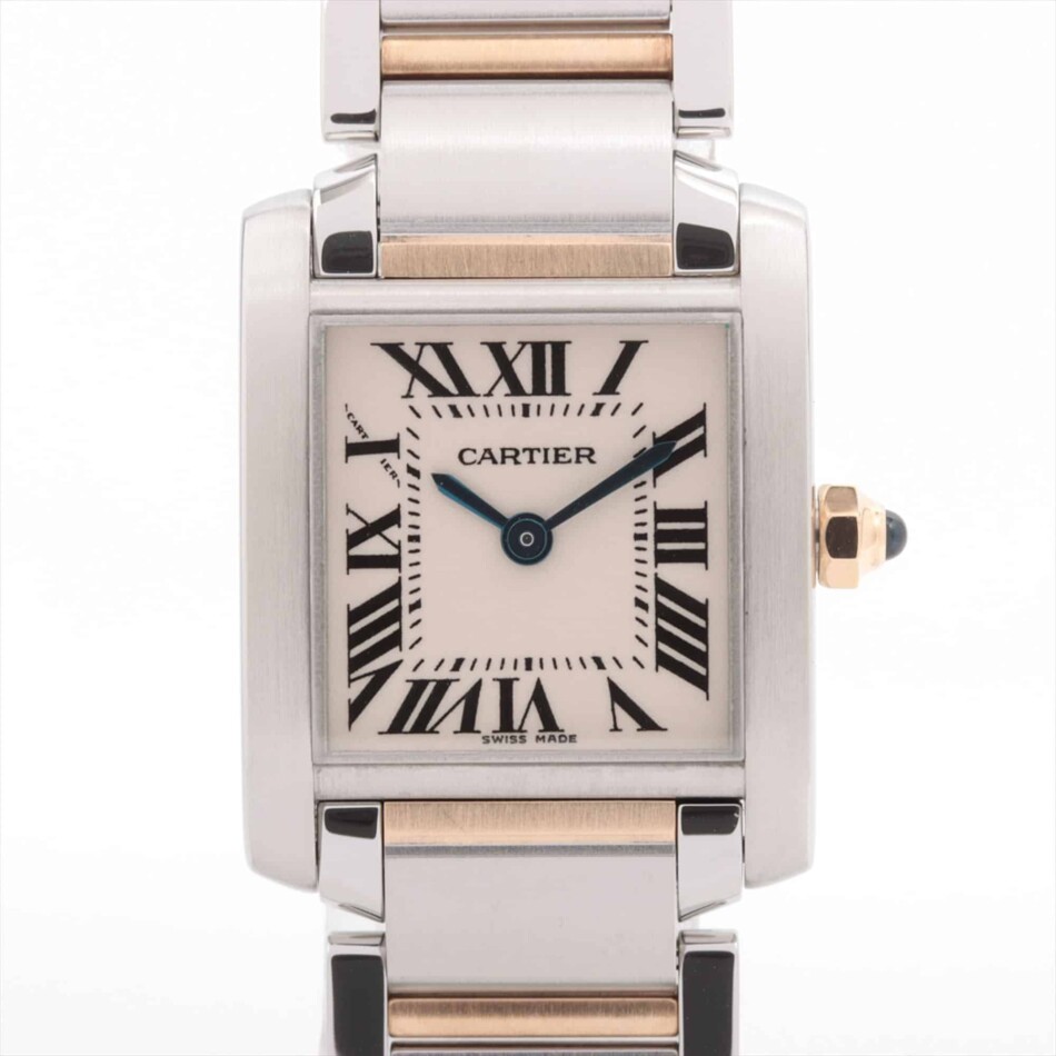 Vintage Cartier Tank Francaise Yellow Gold and Steel Watch