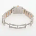 Vintage Cartier Two Tone Tank Francaise Mother of Pearl Watch