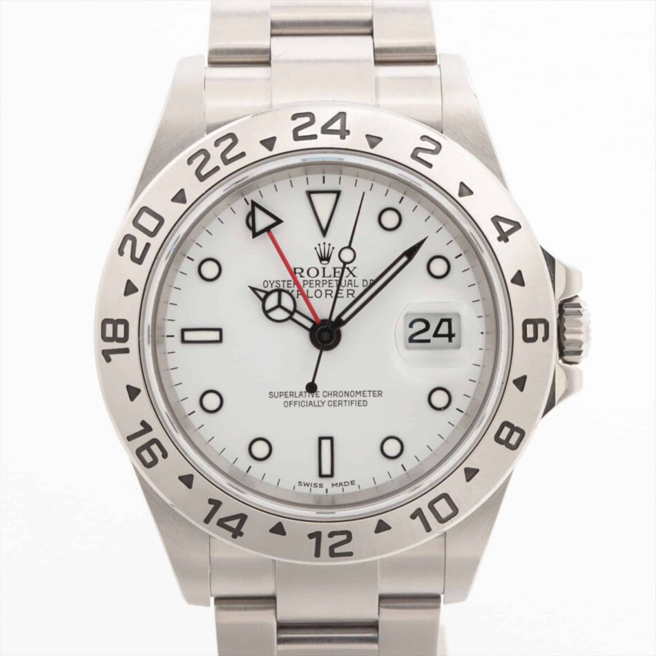 Vintage 2004 Rolex Explorer II with Box and Papers