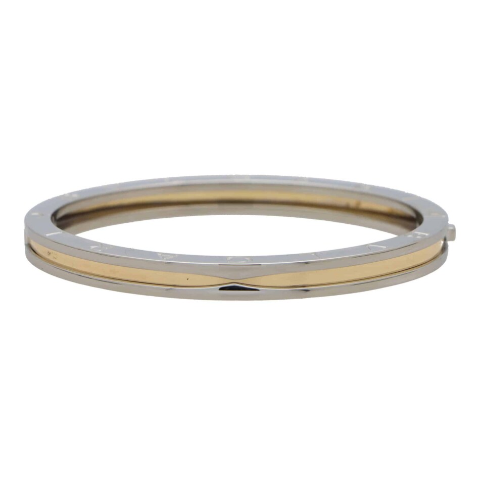 Vintage Bvlgari B.Zero1 Bangle in Gold and Steel