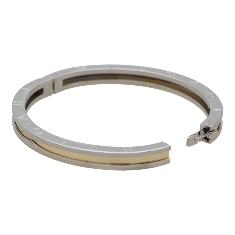 Vintage Bvlgari B.Zero1 Bangle in Gold and Steel