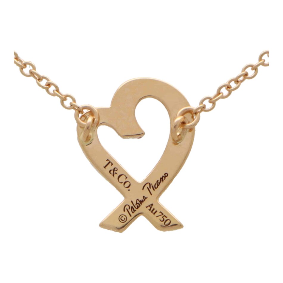 Vintage Paloma Picasso for Tiffany & Co. Loving Heart Necklace
